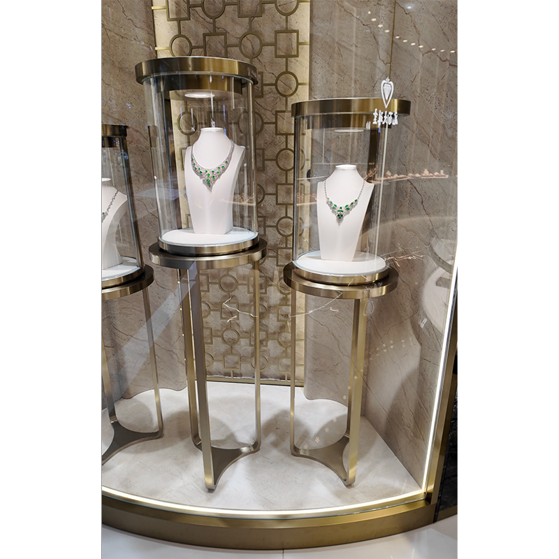 High-End Window Jewelry Display Cabinet