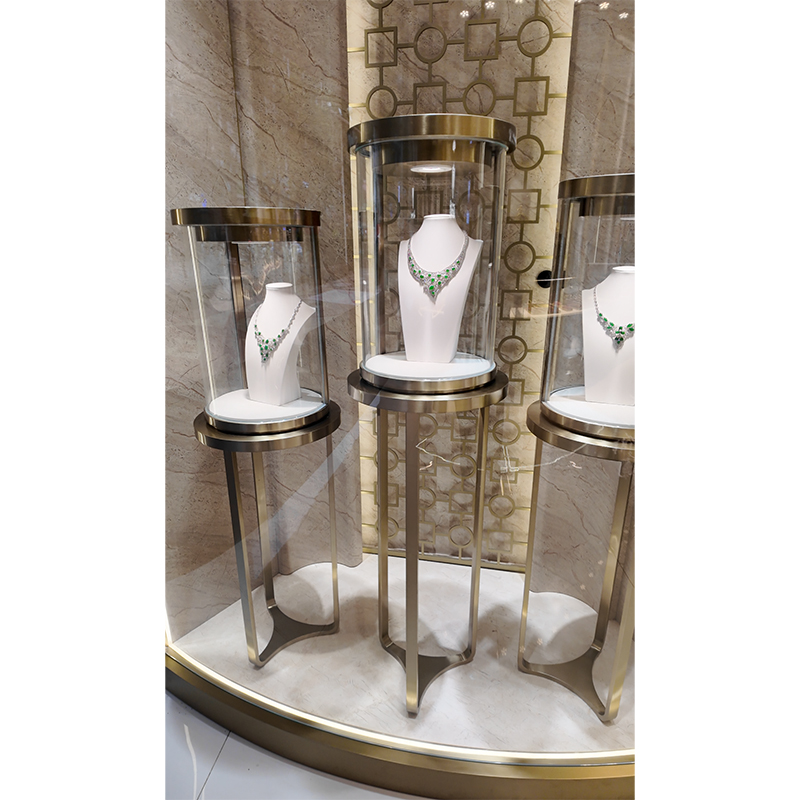 High-End Window Jewelry Display Cabinet