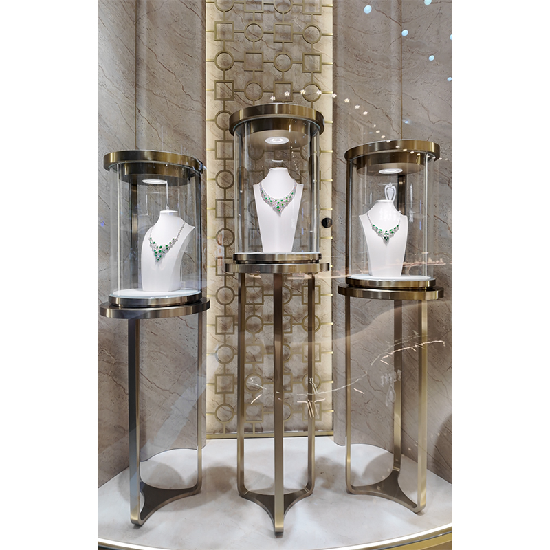 High-End Window Jewelry Display Cabinet