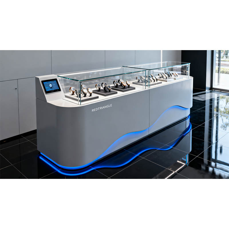 Wall-Side Hall Luxury Watch Counter