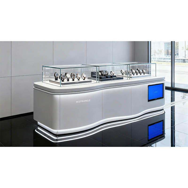 Wall-Side Hall Luxury Watch Counter